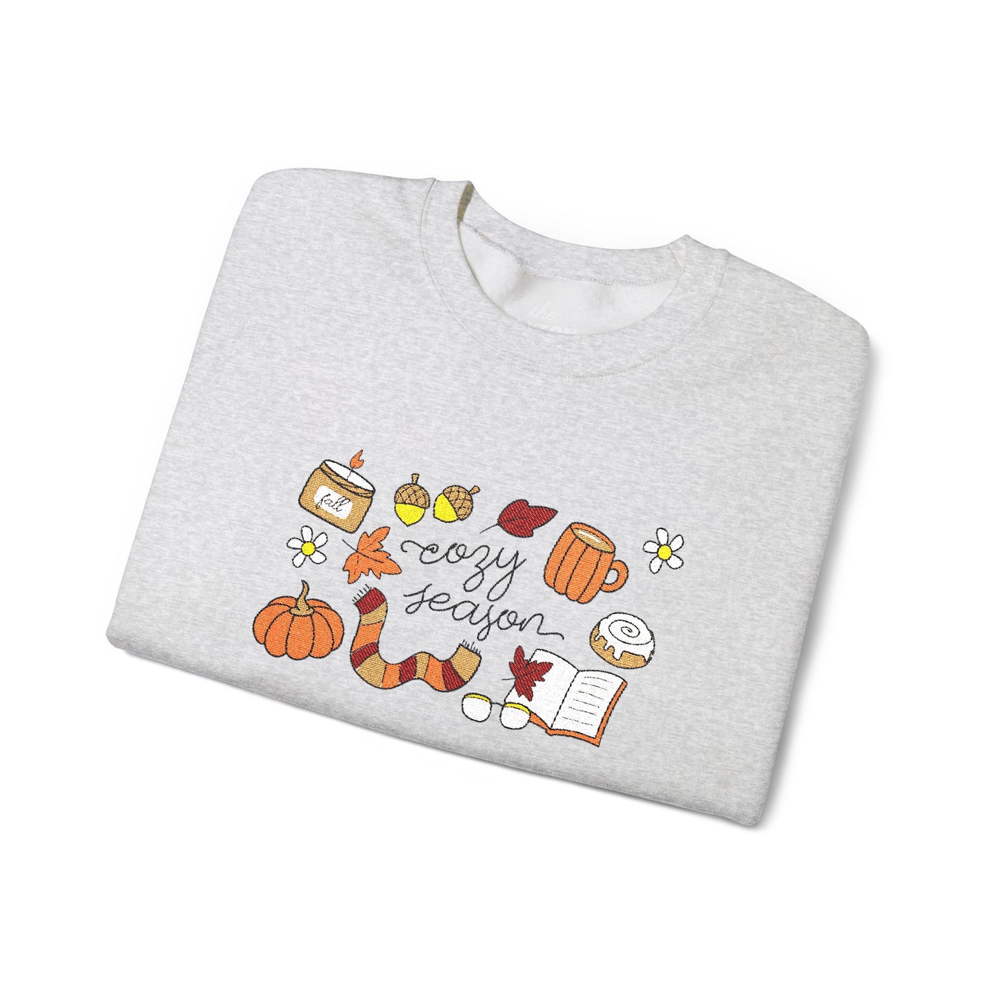 Cozy Season Embroidered Unisex Heavy Blend™ Crewneck Sweatshirt
