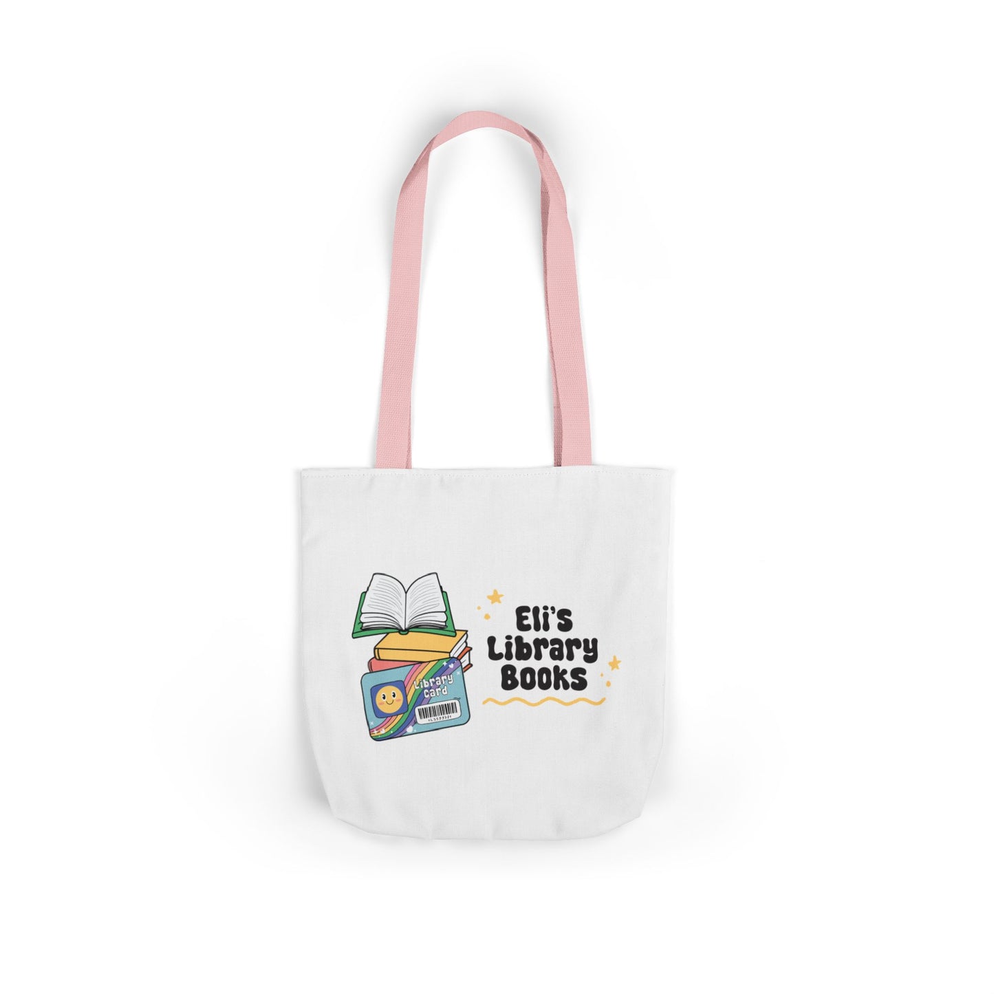 Personalized Library Tote Bag - Perfect for Book Lovers, Eco-Friendly Canvas Bag, Gift for Students, Library Enthusiasts, Reading Accessory