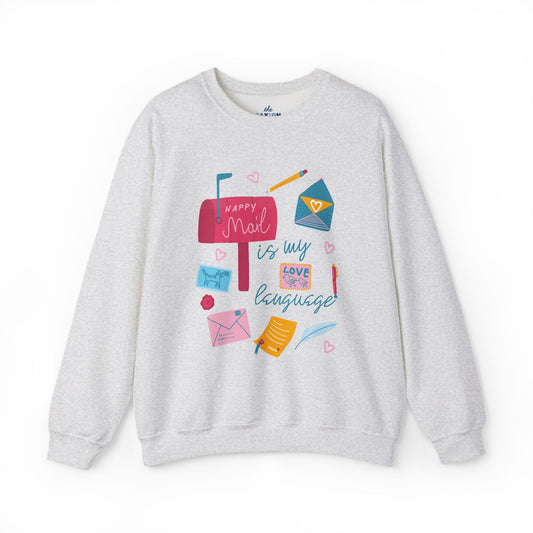 Happy Mail Is My Love Language Crewneck Sweatshirt