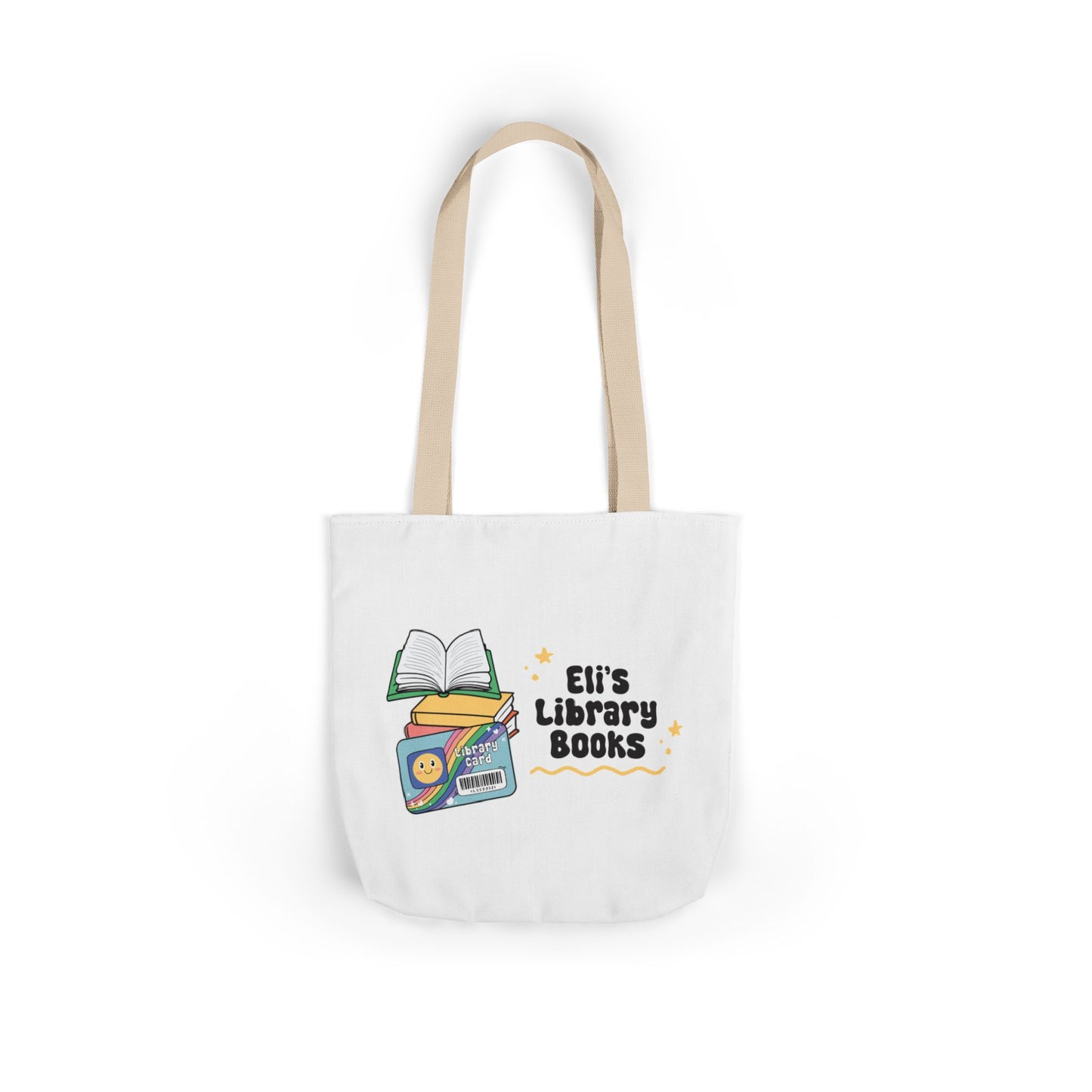 Personalized Library Tote Bag - Perfect for Book Lovers, Eco-Friendly Canvas Bag, Gift for Students, Library Enthusiasts, Reading Accessory