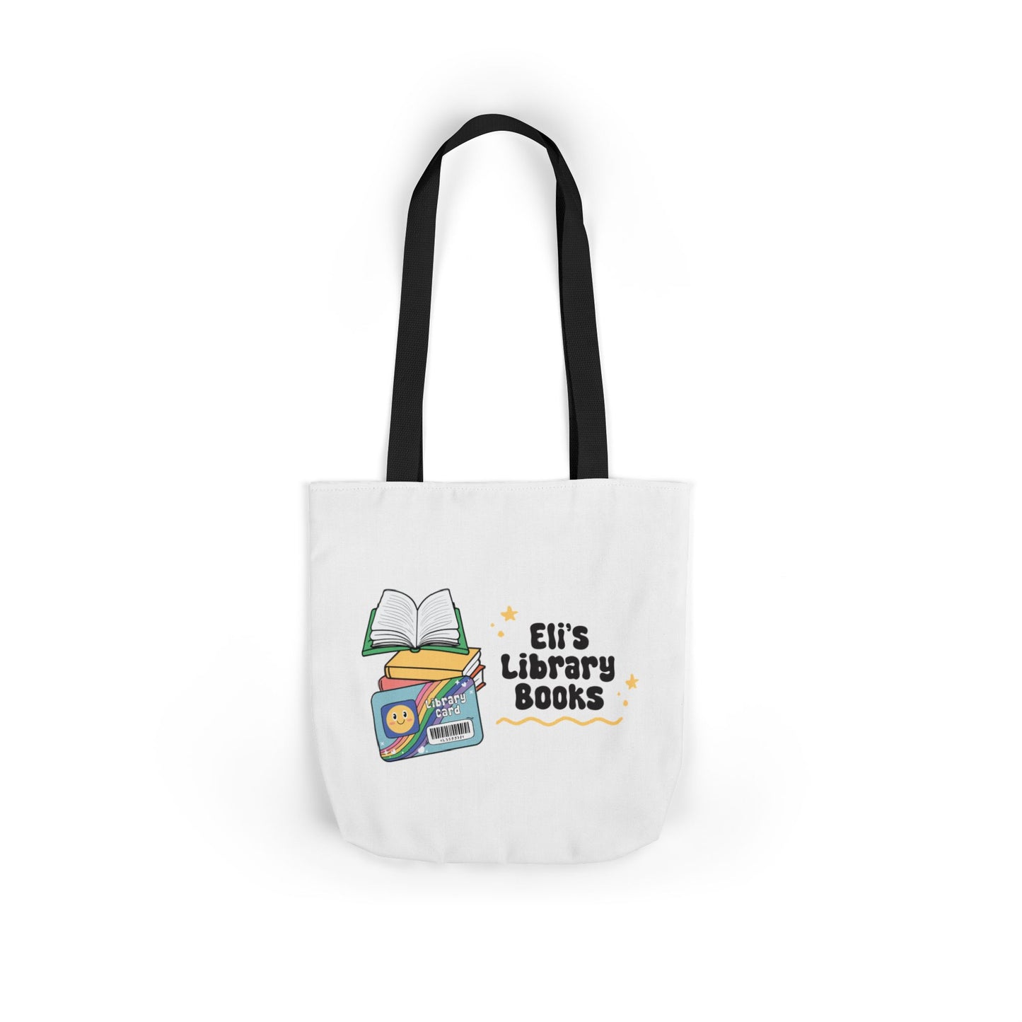 Personalized Library Tote Bag - Perfect for Book Lovers, Eco-Friendly Canvas Bag, Gift for Students, Library Enthusiasts, Reading Accessory