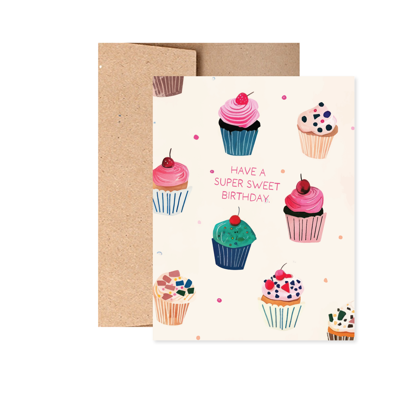 Cupcakes Have a Sweet Birthday Card