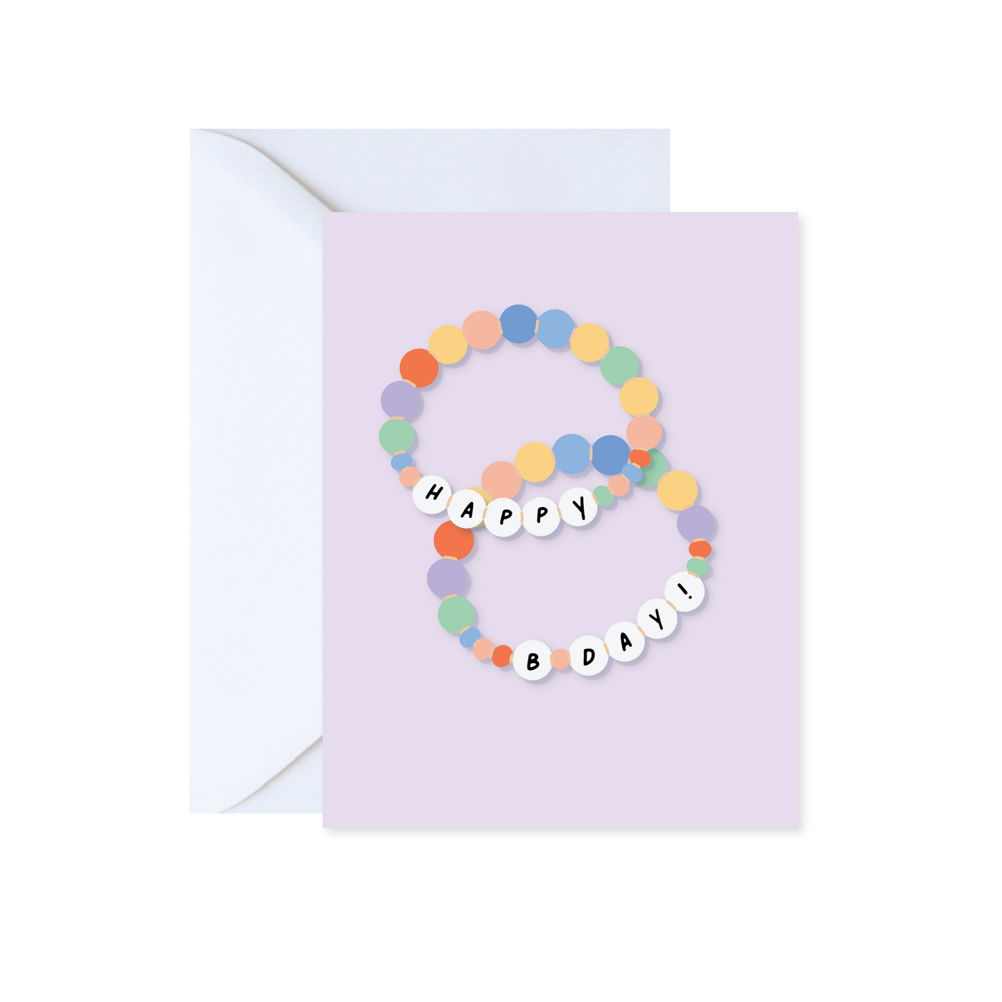 Happy Bday Friendship Bracelet Birthday Card