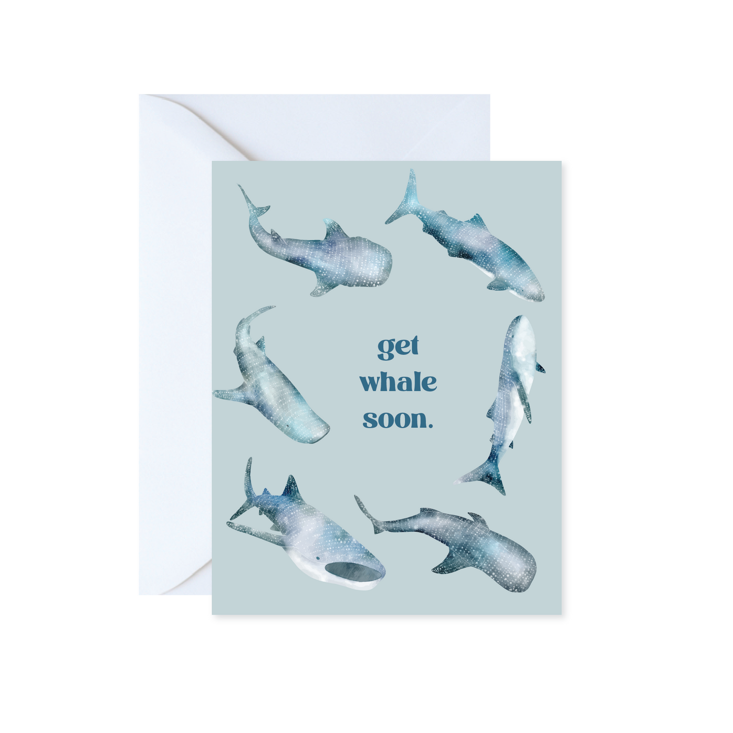 Get "Whale" Soon Greeting Card
