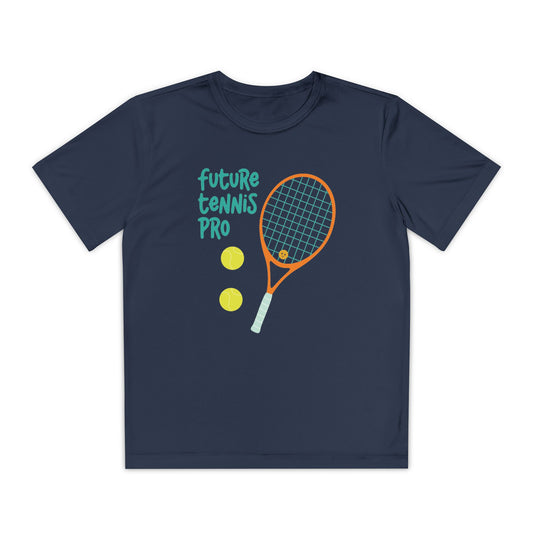 Future Tennis Pro Youth Tee | Kids Sports Shirt