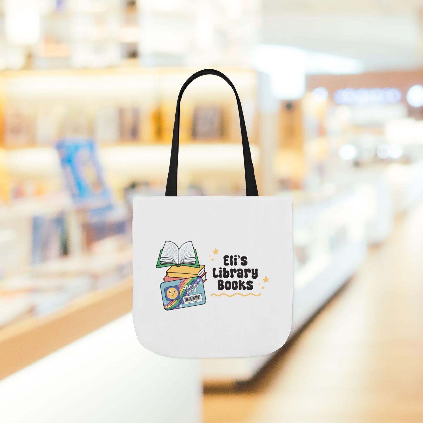 Personalized Library Tote Bag - Perfect for Book Lovers, Eco-Friendly Canvas Bag, Gift for Students, Library Enthusiasts, Reading Accessory