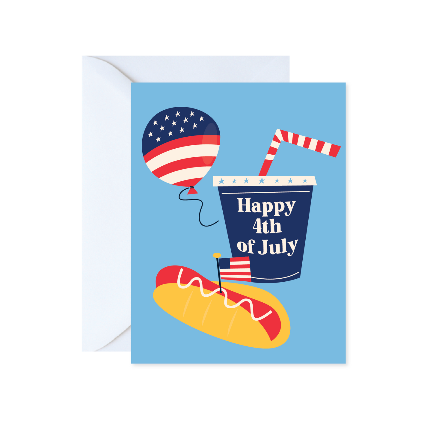 4th of July Greeting Card