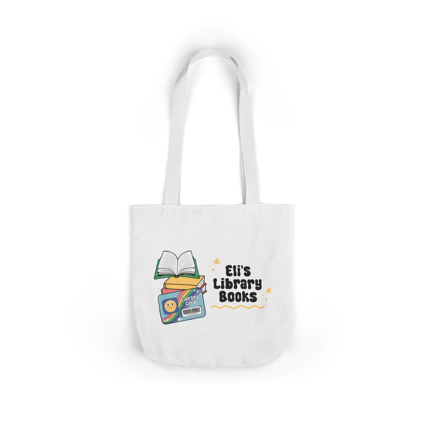 Personalized Library Tote Bag - Perfect for Book Lovers, Eco-Friendly Canvas Bag, Gift for Students, Library Enthusiasts, Reading Accessory