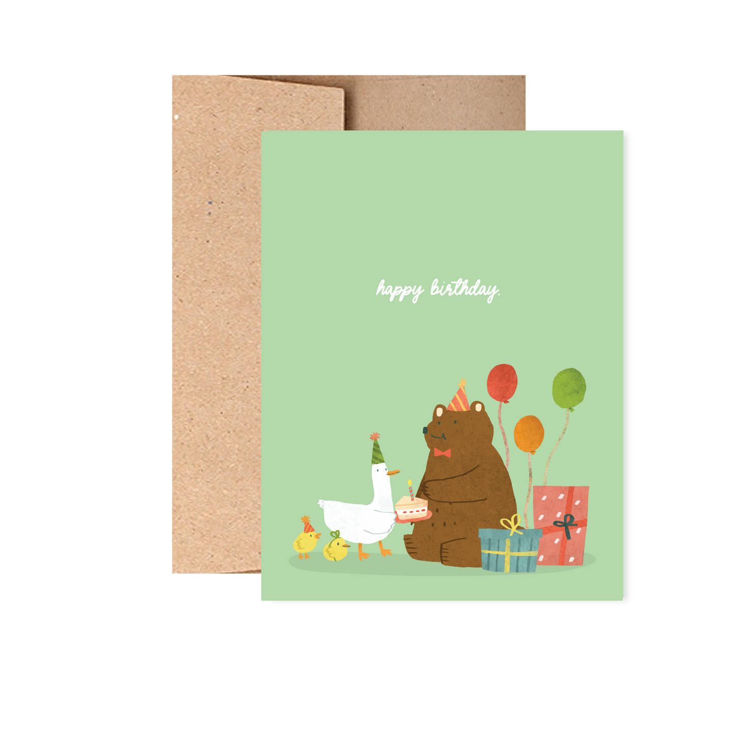 Birthday Animals Greeting Card