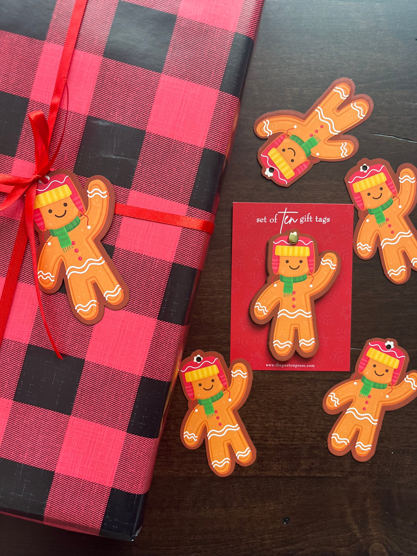 Gingerbread Man Christmas Gift Tags