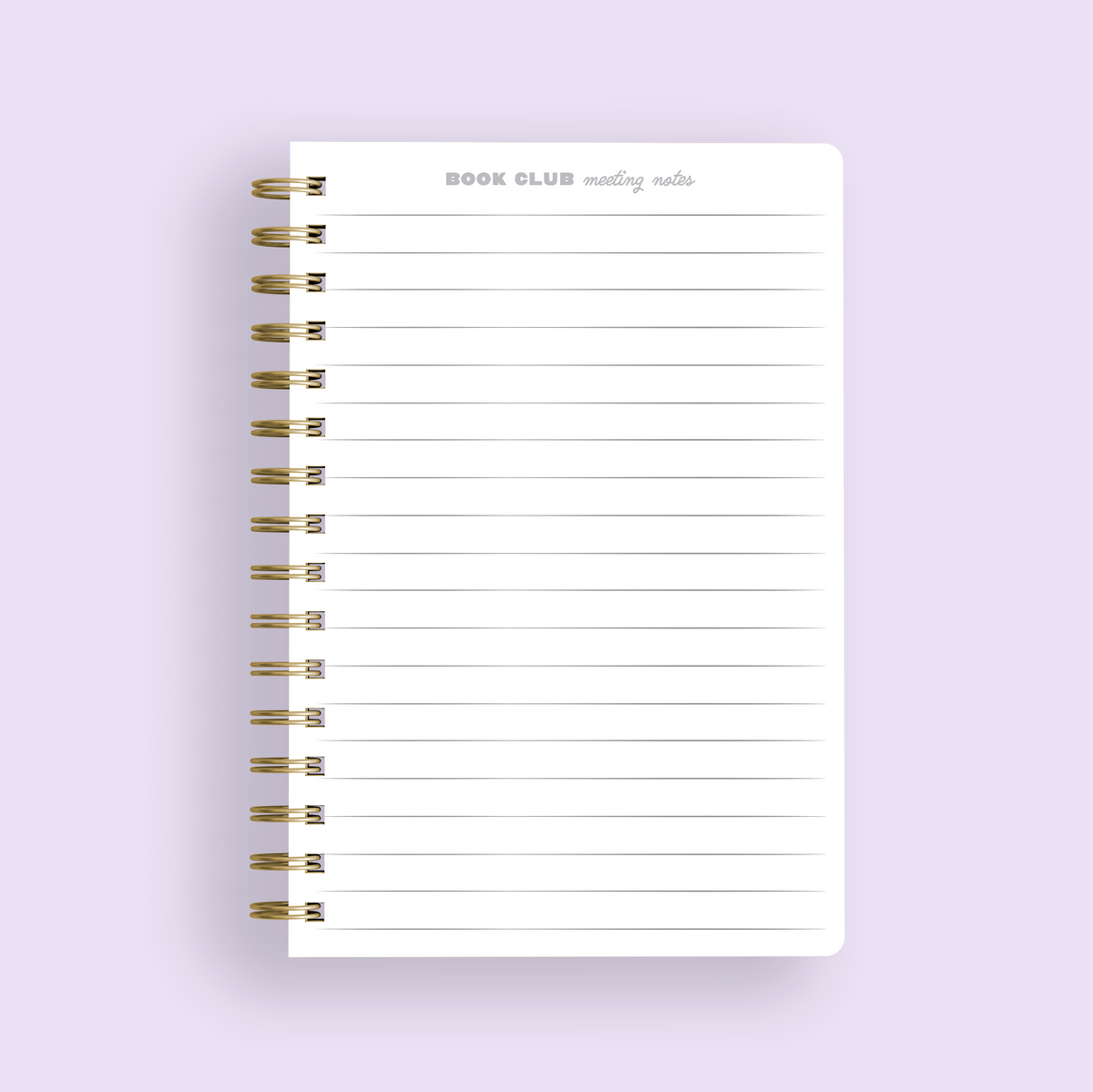Notes for Book Club Notebook