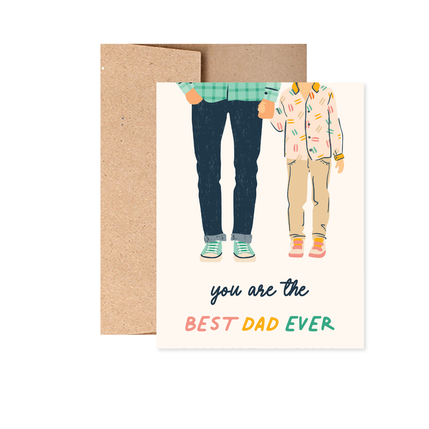 Best Dad Ever Father's Day Greeting Card