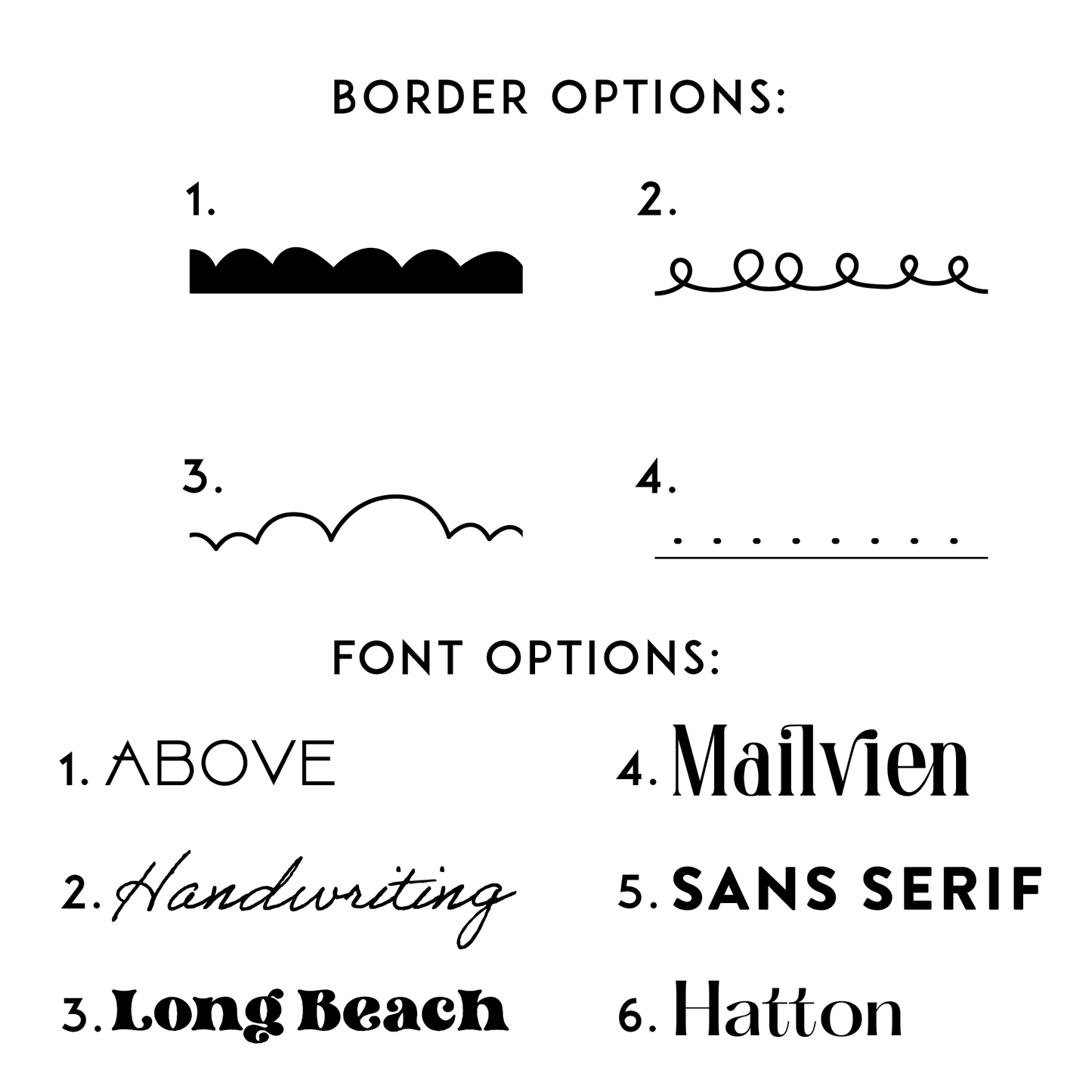 Custom Border Preppy Stationery Set of 12