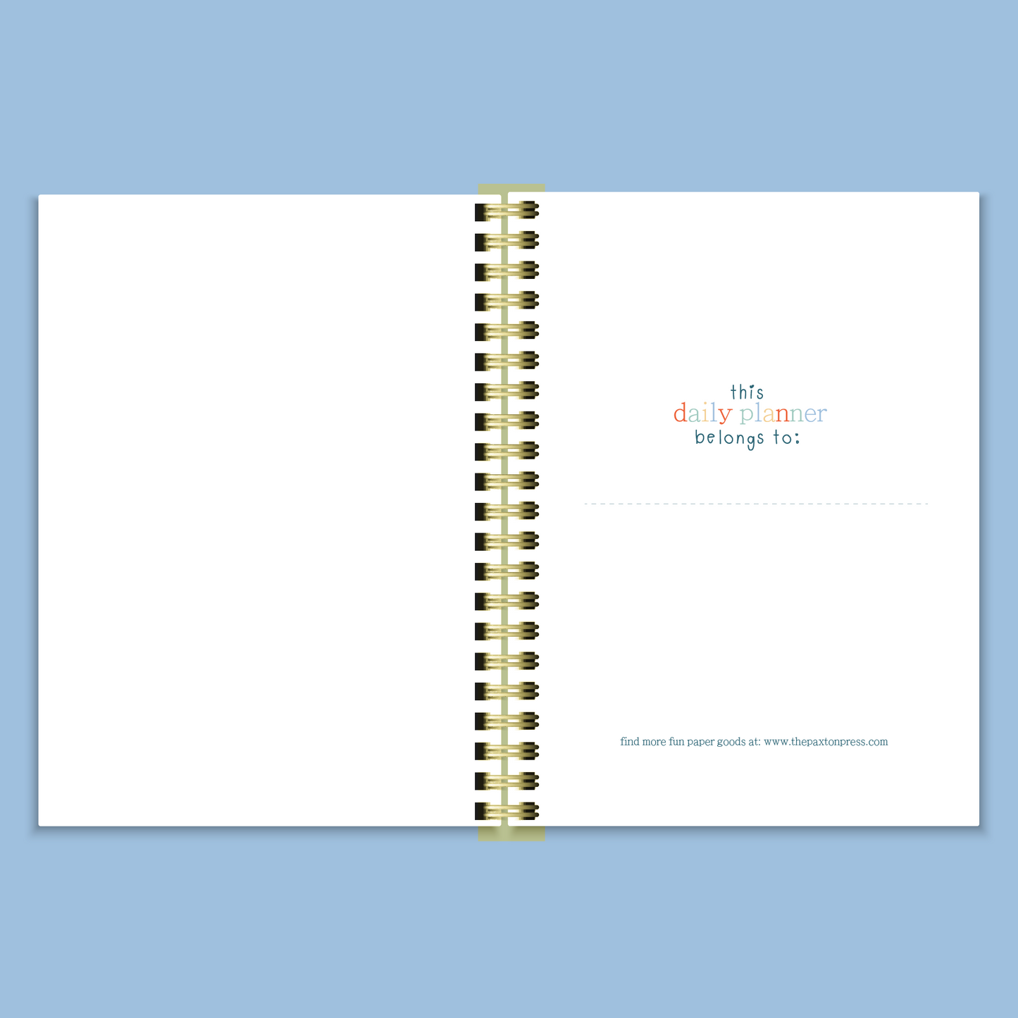 Daily Planner Notebook