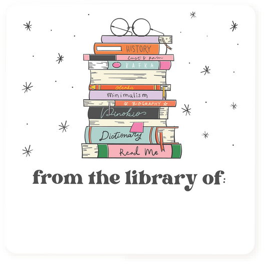 From the Library of: Book Plate Labels Rolls of 50