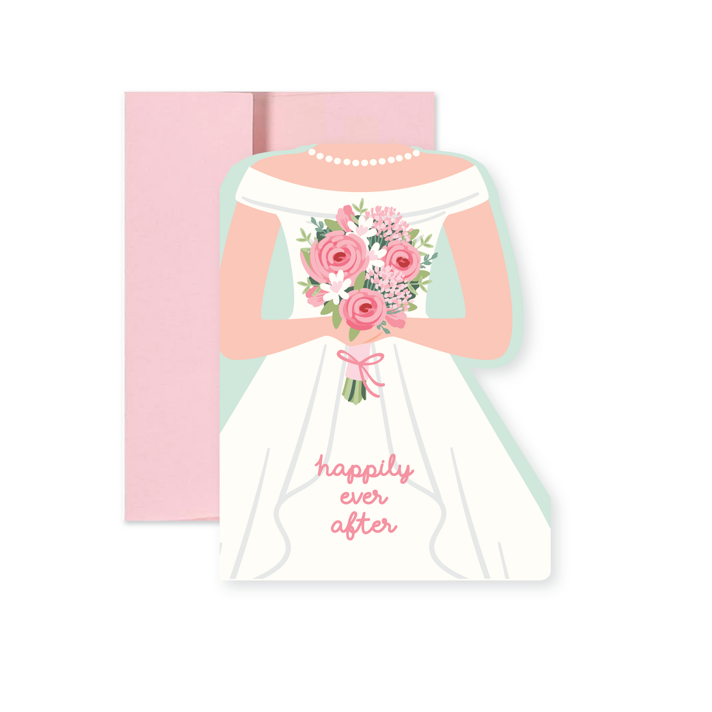 Happily Ever After Die-Cut Greeting Card