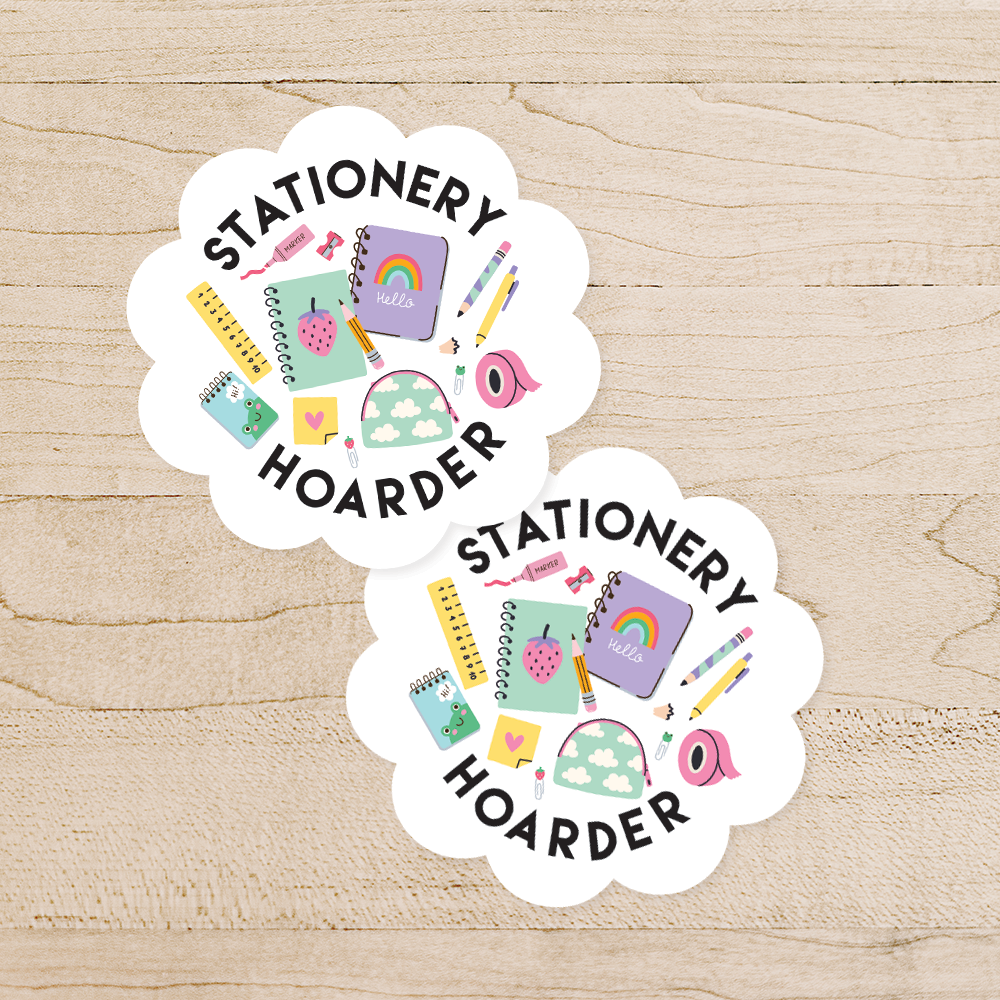 Stationery Hoarder Sticker
