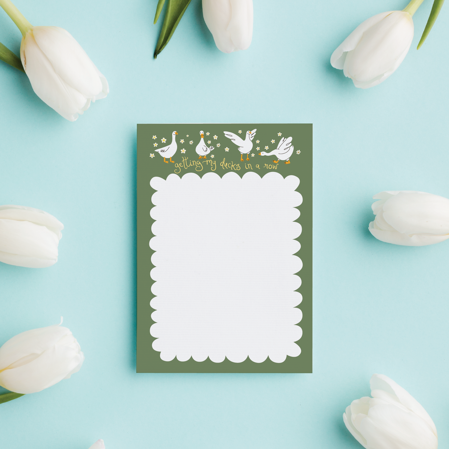 Getting My Ducks in a Row Notepad