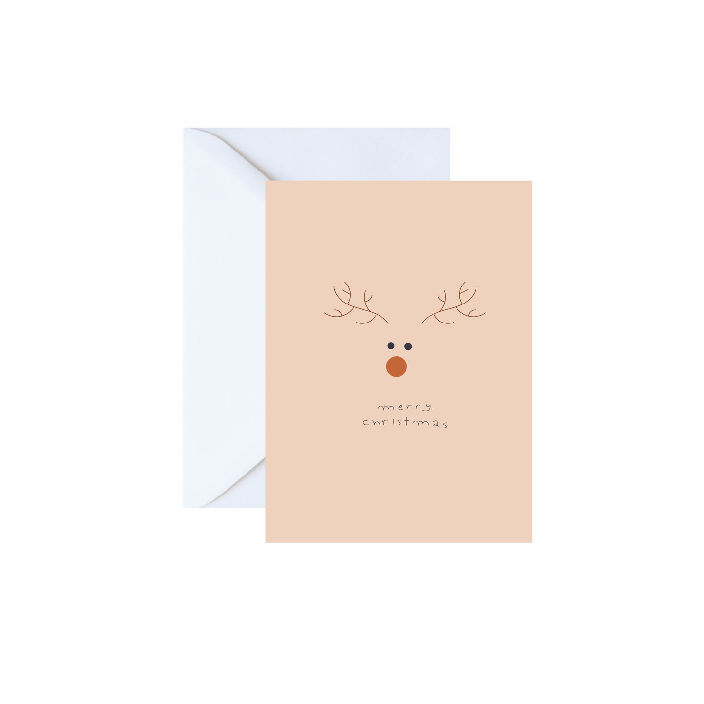 Minimalist Rudolph Reindeer