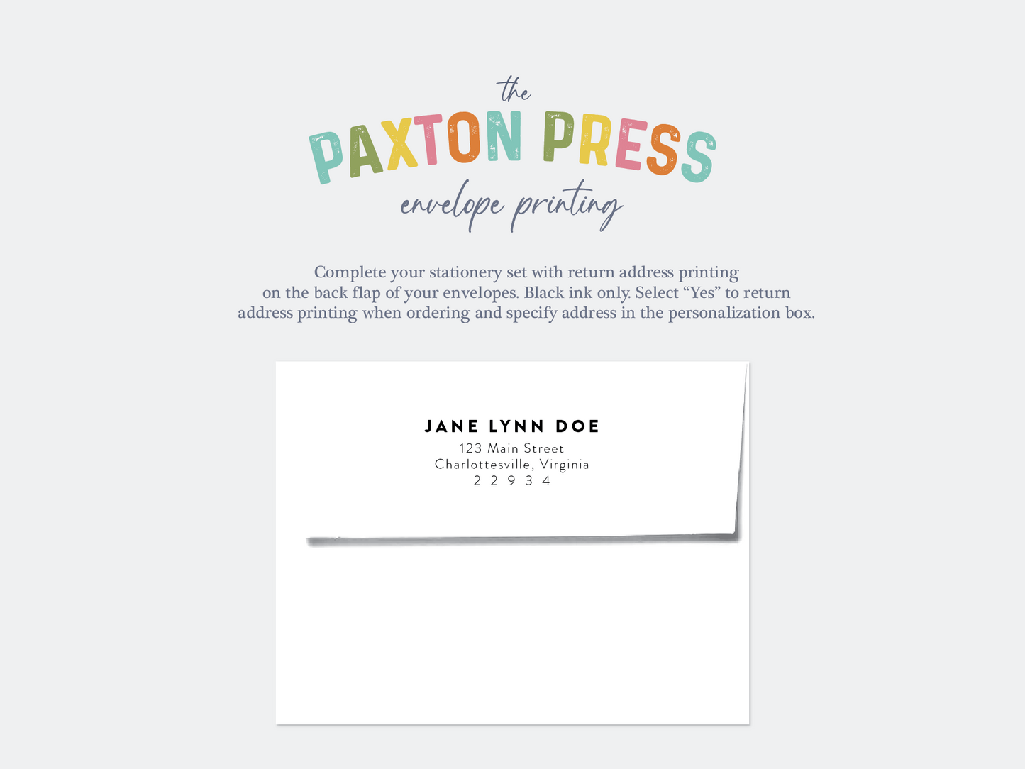 Navy and Flower Personalized Stationery Set of 12