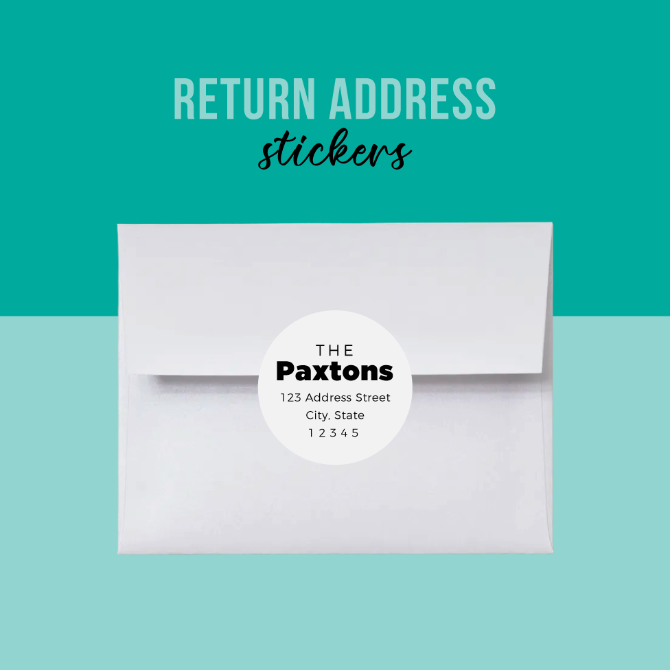 Return Address Stickers (Set of 50)