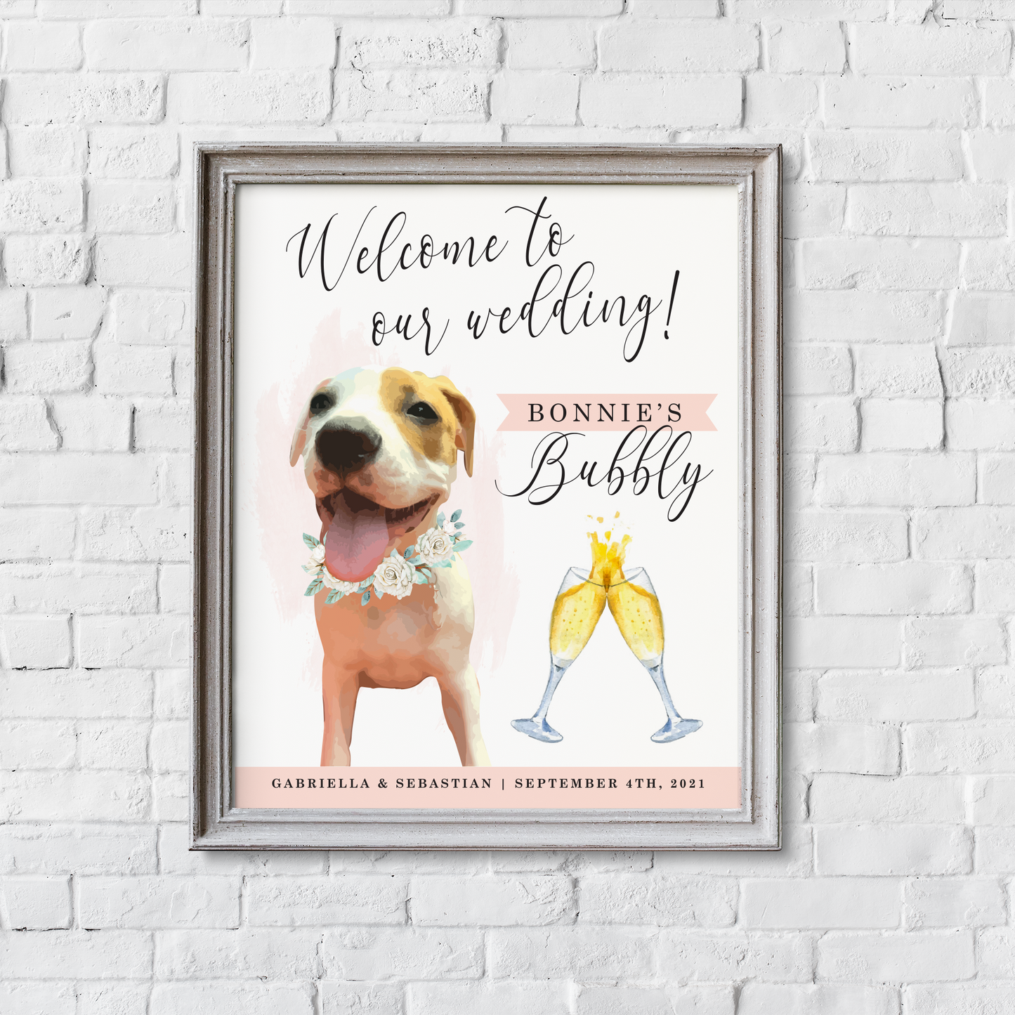 Custom Pet Bar Sign 8" x 10"