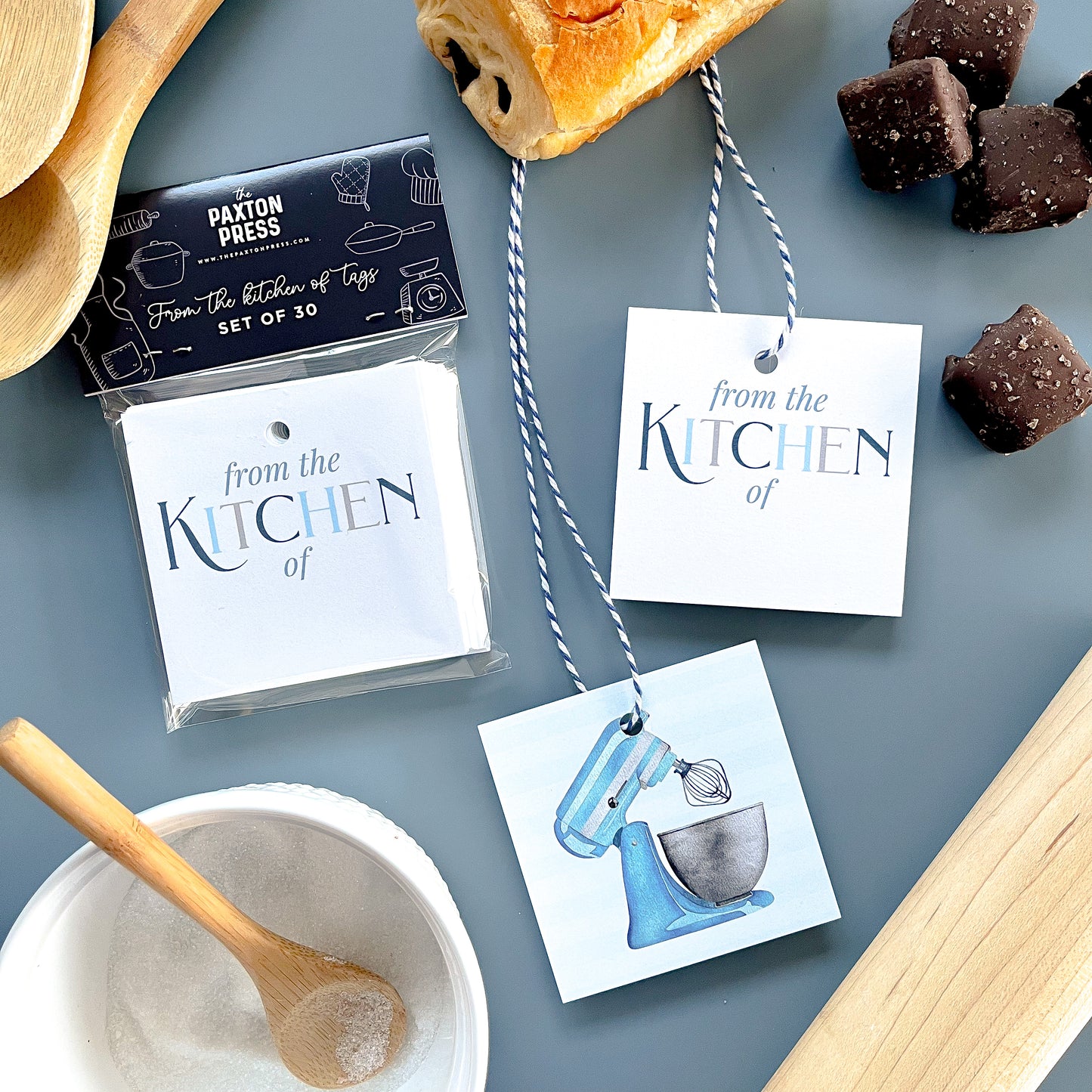 From the Kitchen of Tags - Blue Mixer