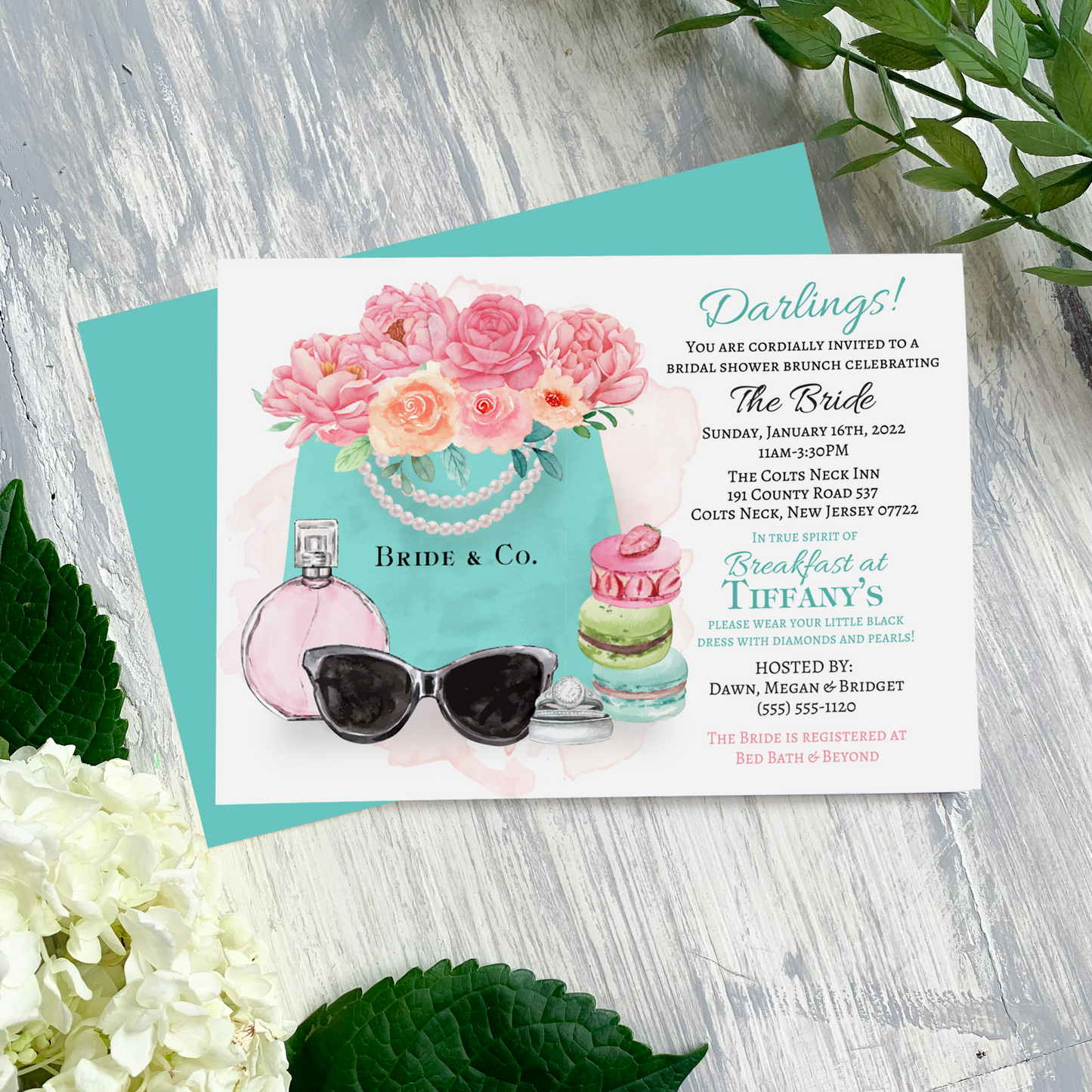 Bride & Co - Breakfast at Tiffany's Bridal Shower Invitation