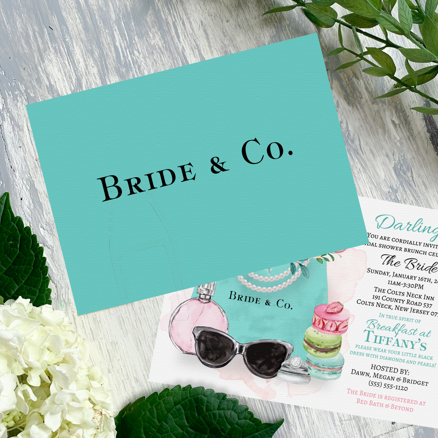 Bride & Co - Breakfast at Tiffany's Bridal Shower Invitation