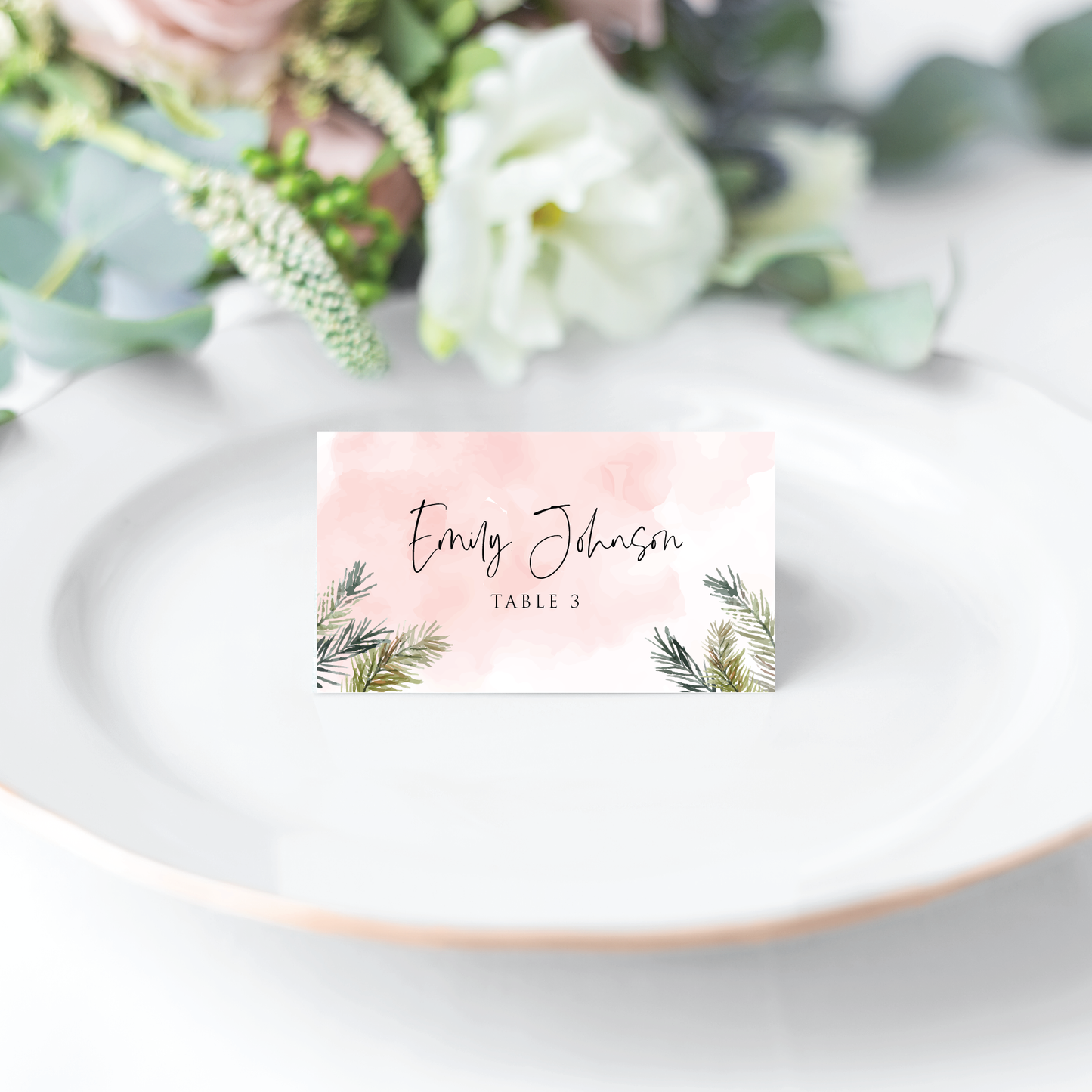 Tropical Palm Breeze Place Cards