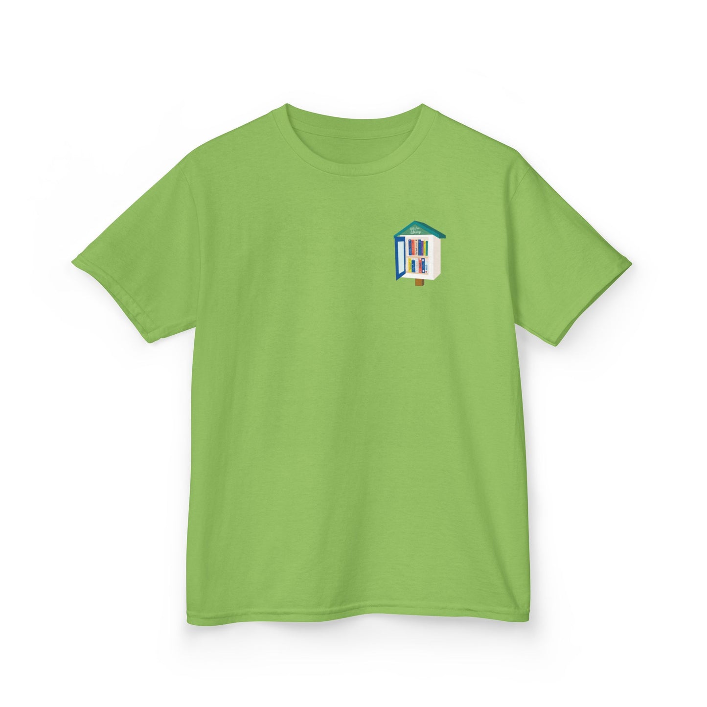 Kids T‑Shirt — "I Stop for Free Books" Colorful Library Lover Tee
