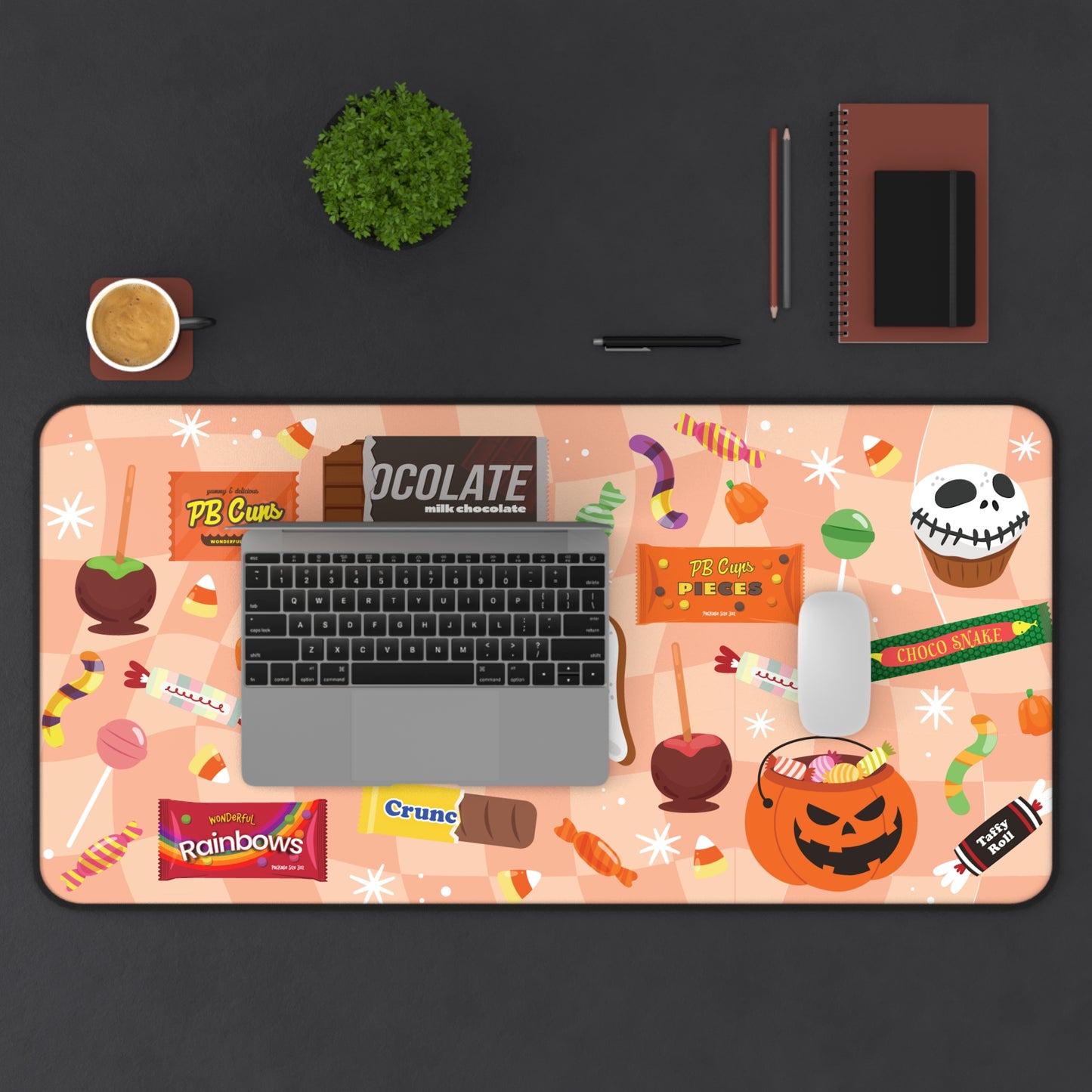Halloween Desk Mat - Orange