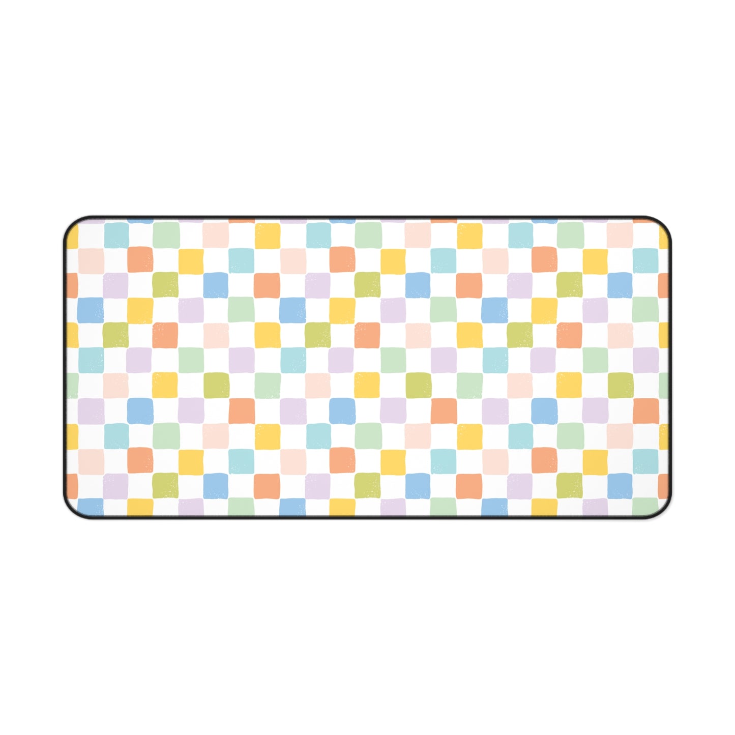 Colorful Checkerboard Desk Mat