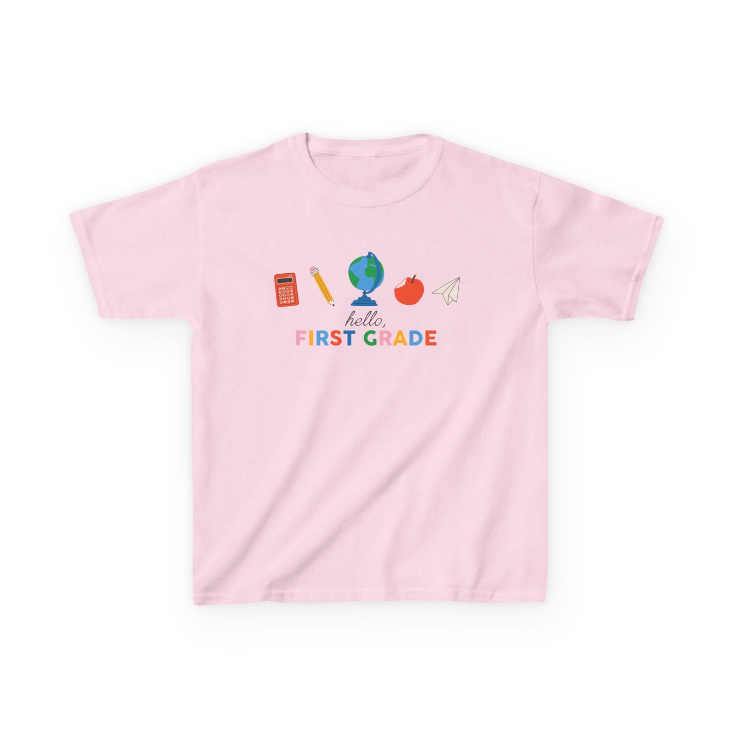 Kids T-Shirt Personalizable Back to School Hello, Grade Shirt for Kids