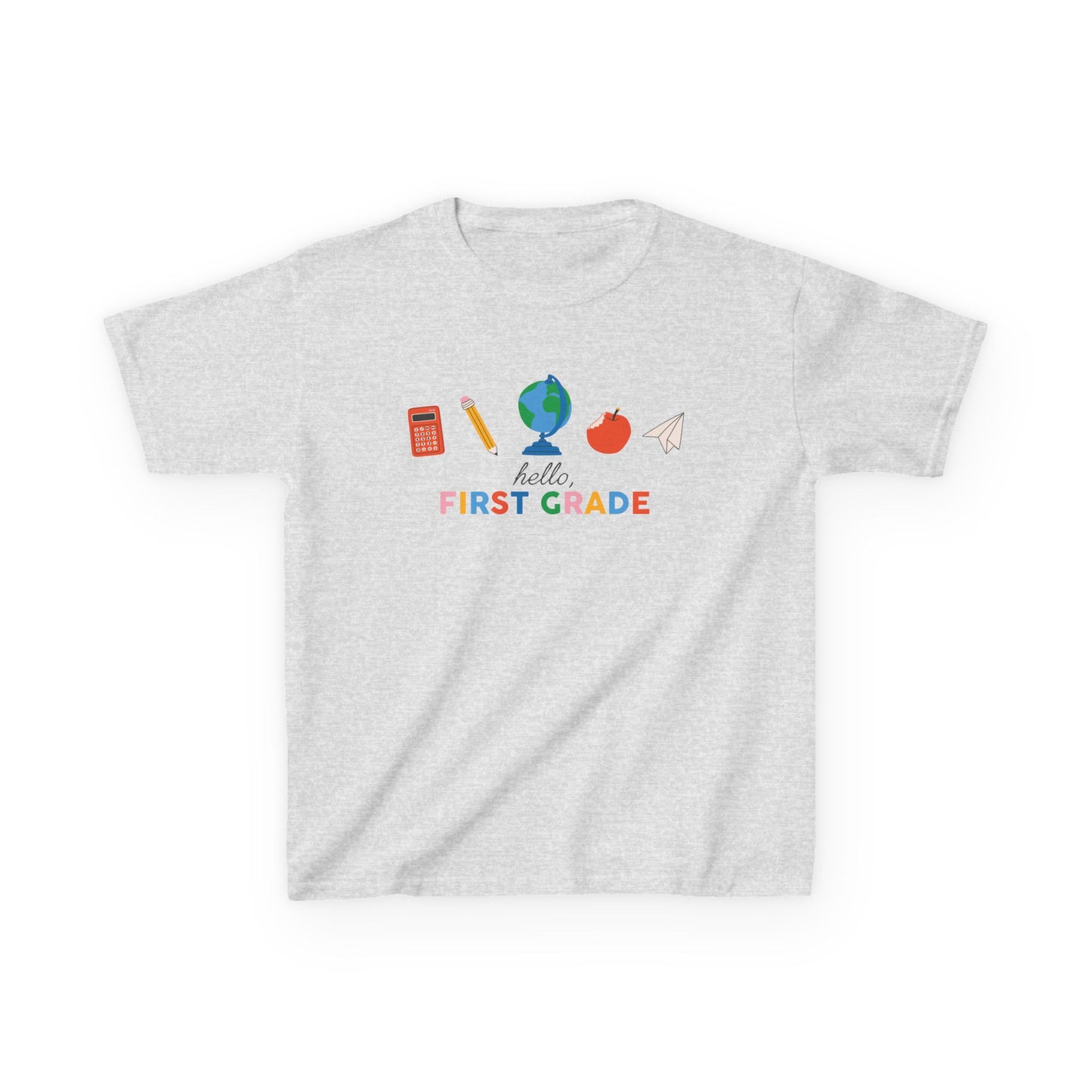 Kids T-Shirt Personalizable Back to School Hello, Grade Shirt for Kids