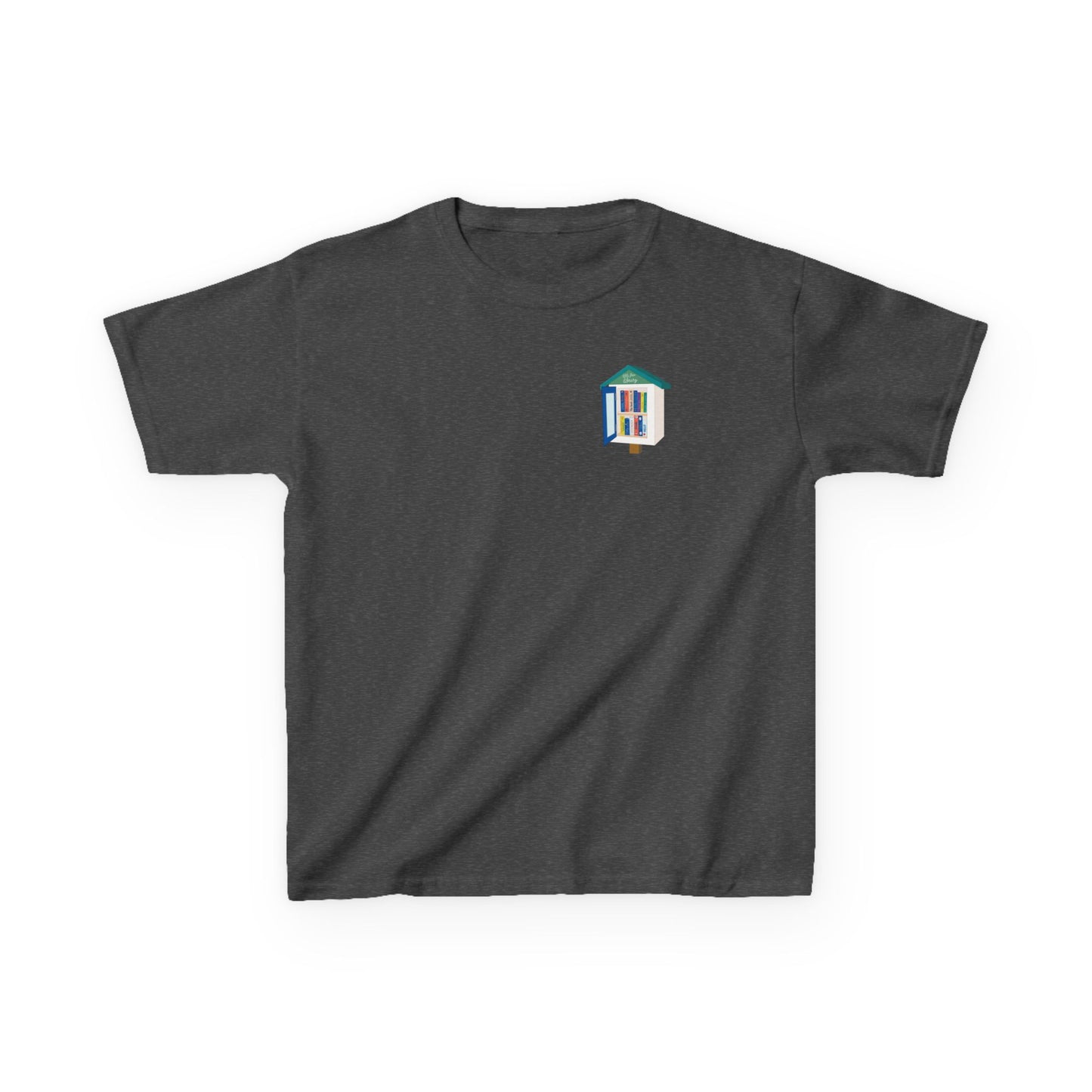 Kids T‑Shirt — "I Stop for Free Books" Colorful Library Lover Tee