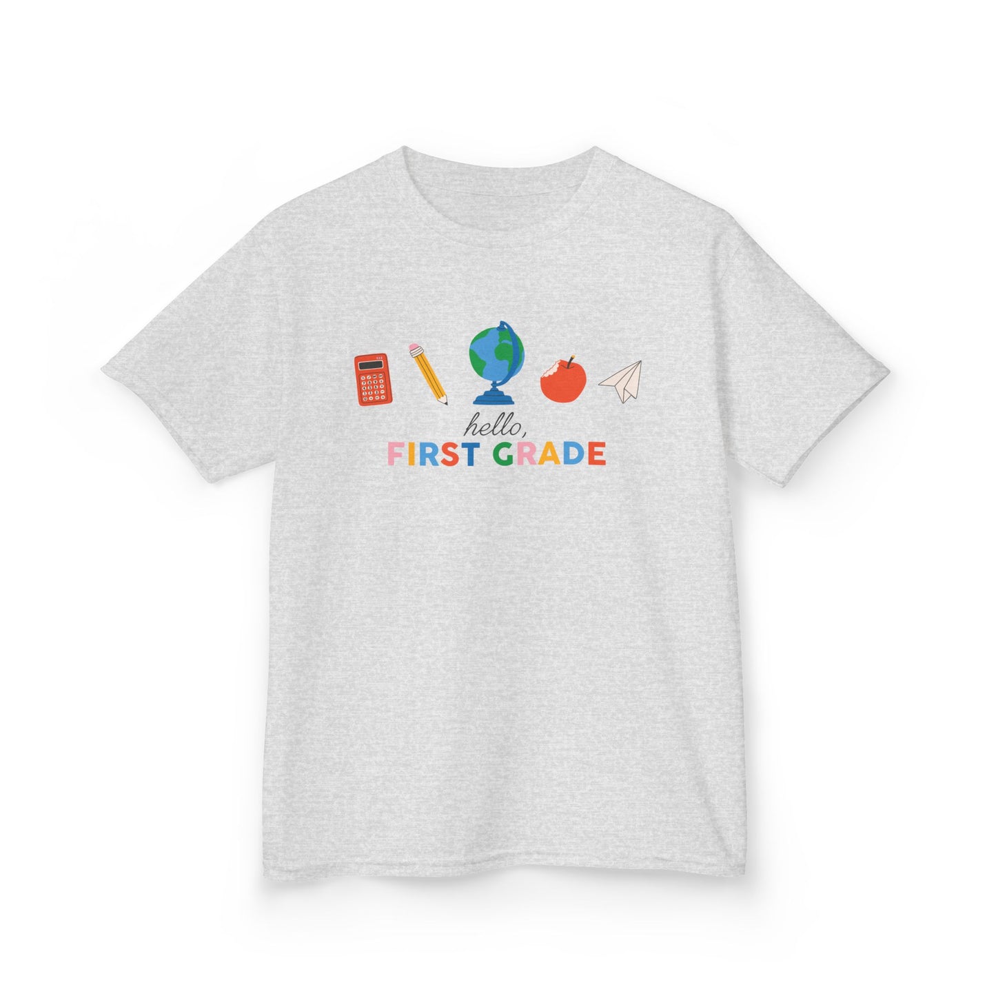 Kids T-Shirt Personalizable Back to School Hello, Grade Shirt for Kids