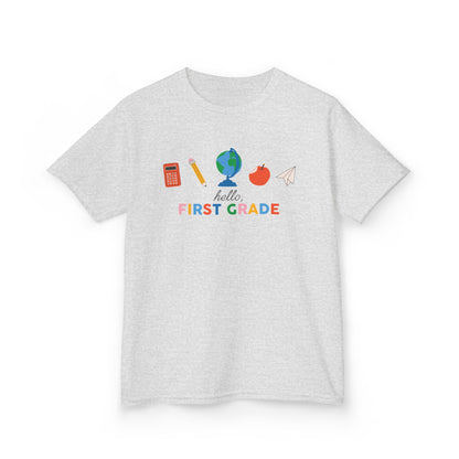 Kids T-Shirt Personalizable Back to School Hello, Grade Shirt for Kids