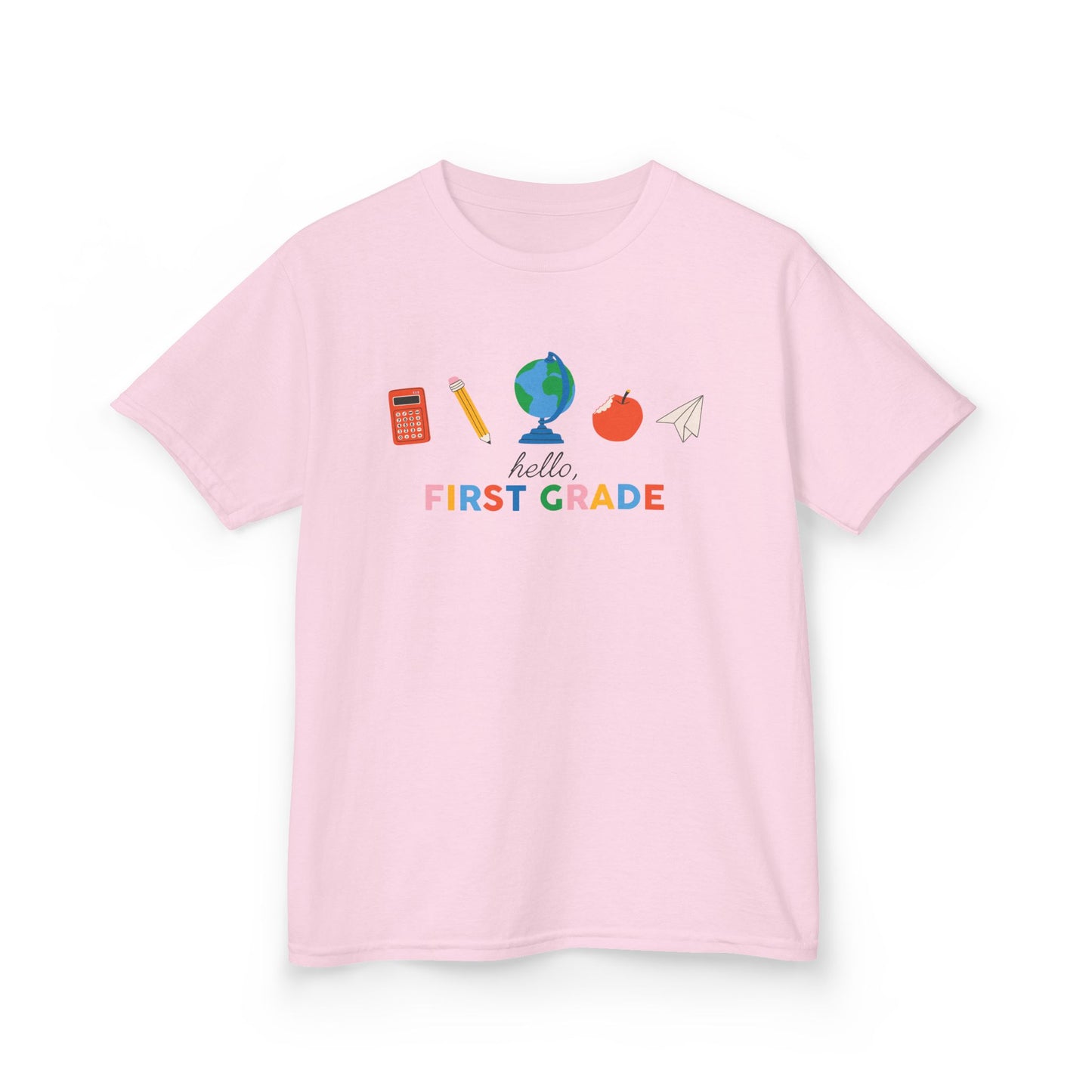 Kids T-Shirt Personalizable Back to School Hello, Grade Shirt for Kids