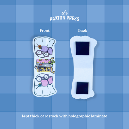 Ghost Reading Holographic Magnetic Bookmark