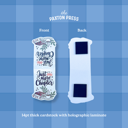 Just One More Chapter Holographic Magnetic Bookmark