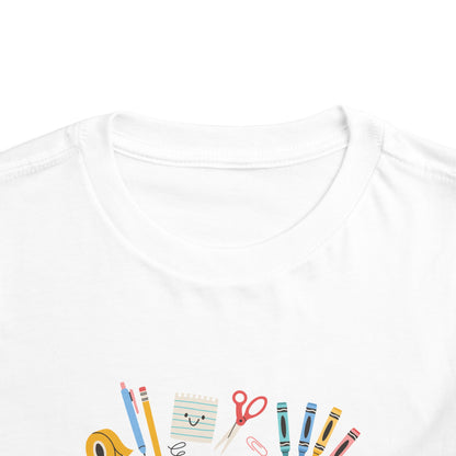 Toddler Short Sleeve Tee | Hello Pre-K Shirt | Cute Kids T-Shirt | Back to School Apparel | Toddler Gift | Fun Classroom Top