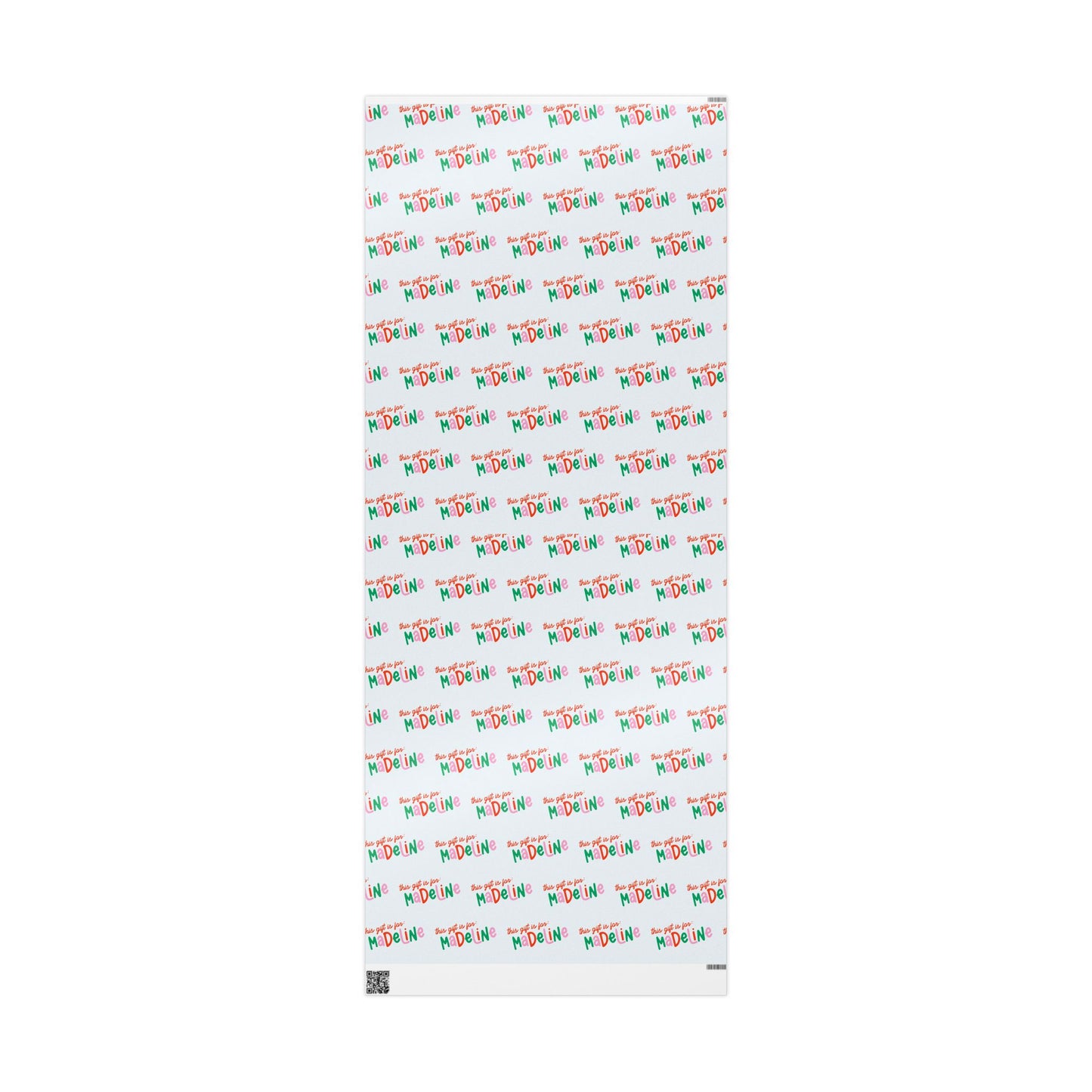 Playful Custom Name Christmas Wrapping Paper