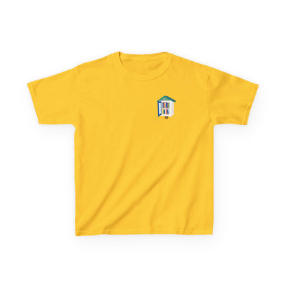 Kids T‑Shirt — "I Stop for Free Books" Colorful Library Lover Tee
