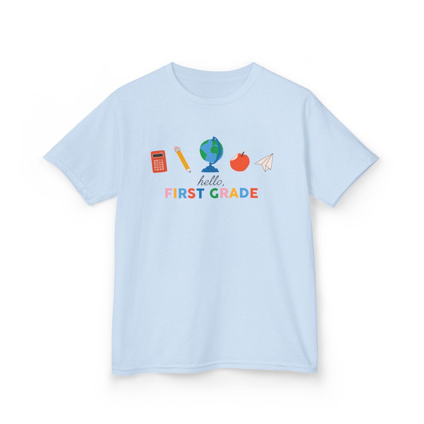 Kids T-Shirt Personalizable Back to School Hello, Grade Shirt for Kids