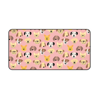 Cute Dog Patterned Desk Mat