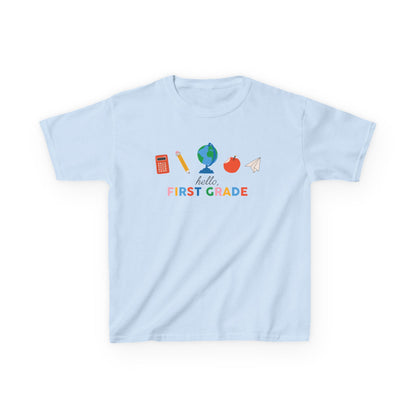 Kids T-Shirt Personalizable Back to School Hello, Grade Shirt for Kids