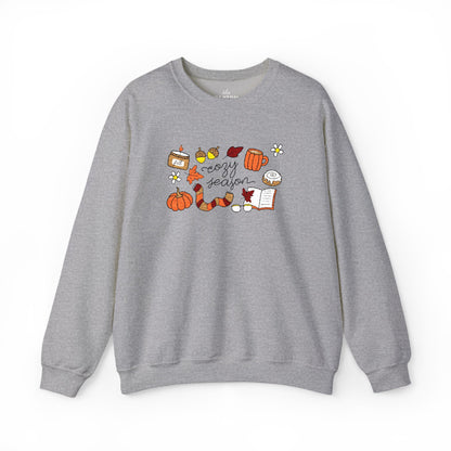Cozy Season Embroidered Unisex Heavy Blend™ Crewneck Sweatshirt