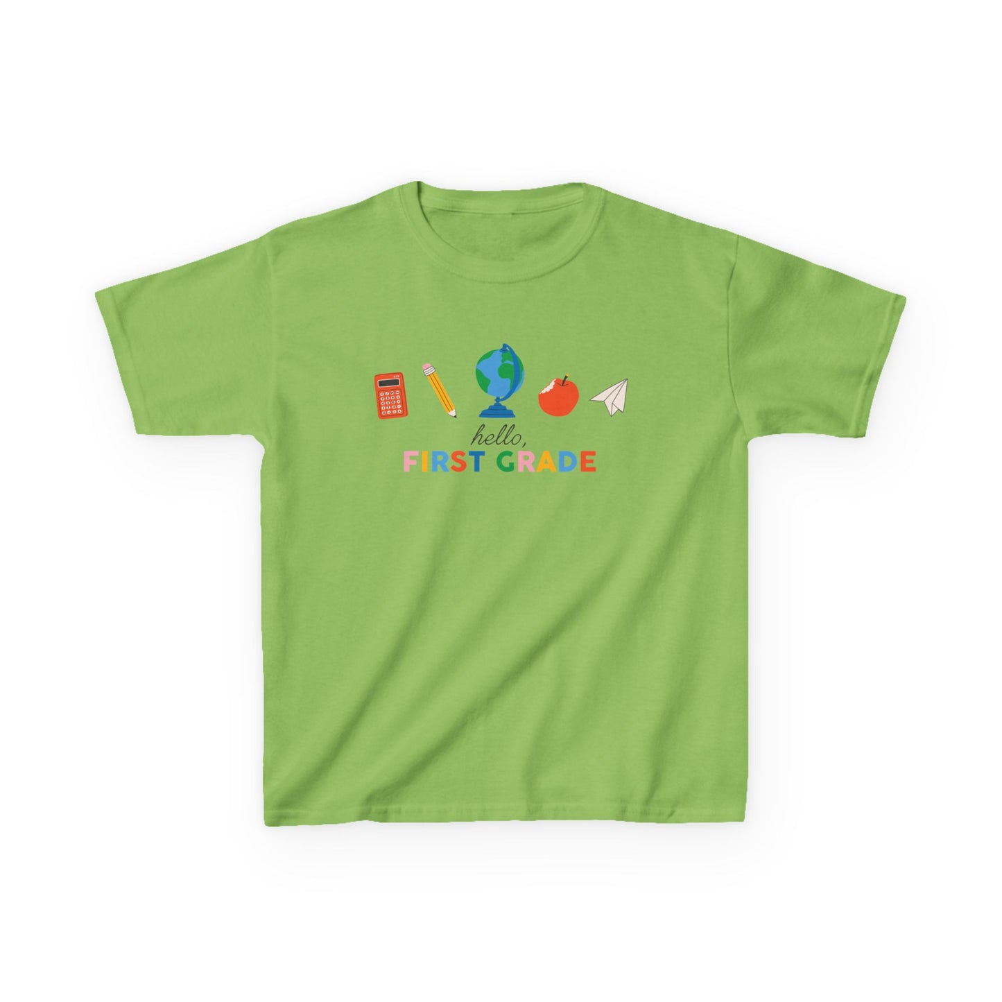 Kids T-Shirt Personalizable Back to School Hello, Grade Shirt for Kids