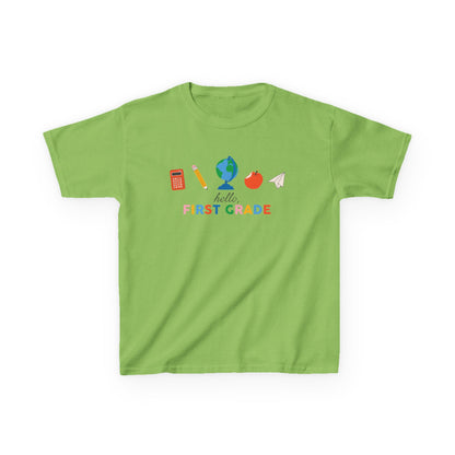 Kids T-Shirt Personalizable Back to School Hello, Grade Shirt for Kids